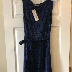 Navy blue sleeveless cocktail dress size XL